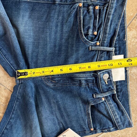 NWT Mother Superior Insider Ankle Jeans Womens 26 Where the Sun Don’t Shine Blue - Picture 14 of 16